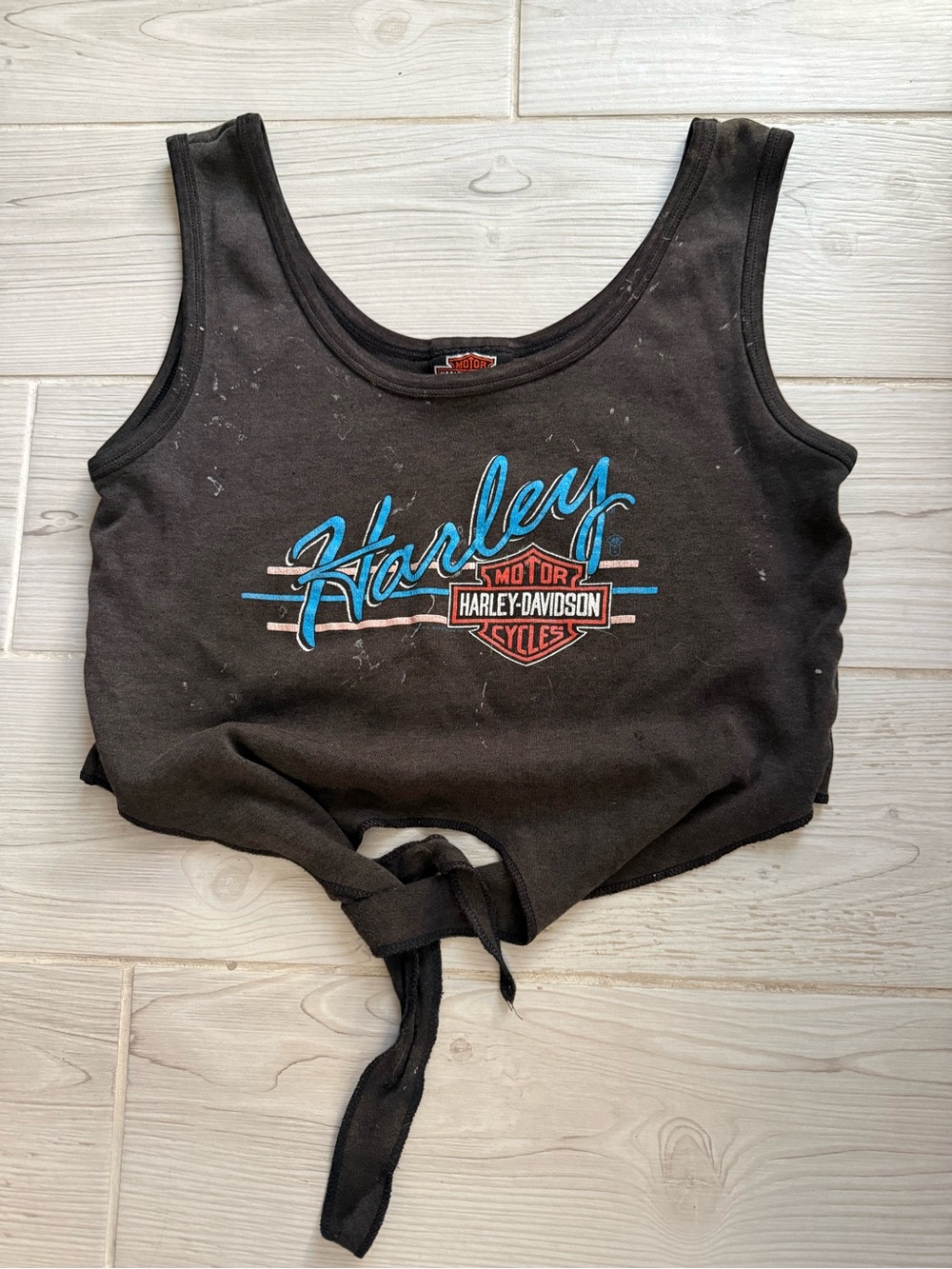 *1988* Vintage Harley-Davidson Tie Front Tank